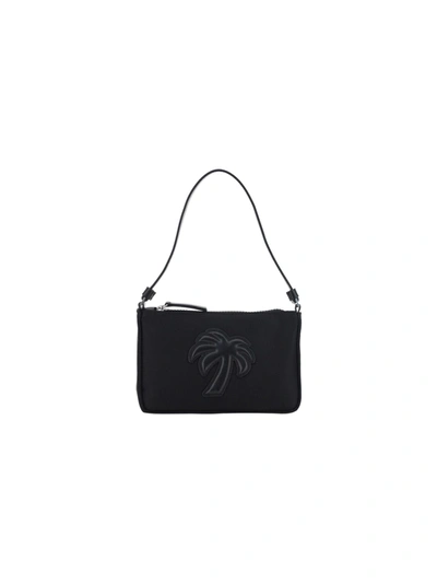 Shop Palm Angels Palm Tree Handbag In Black