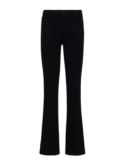 L Agence Selma High Rise Sleek Baby Bootcut Pants In Noir
