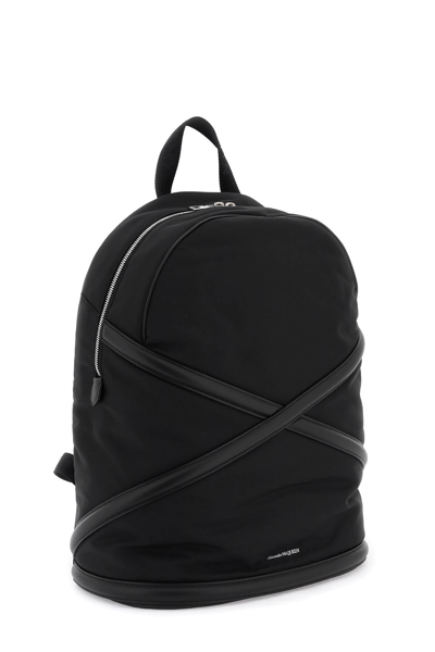 Shop Alexander Mcqueen Harness Backpack Men In Black