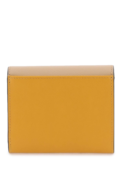 Shop Marni Bi-fold Wallet With Flap Women In Multicolor