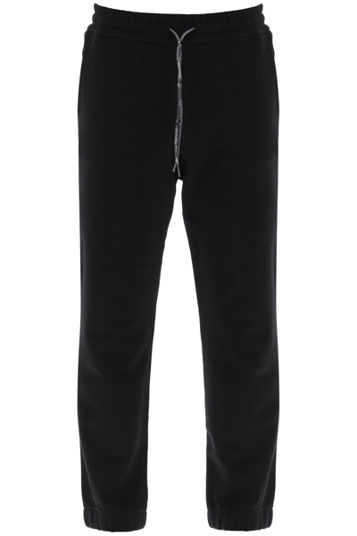 Shop Vivienne Westwood Organic-cotton Joggers Men In Black