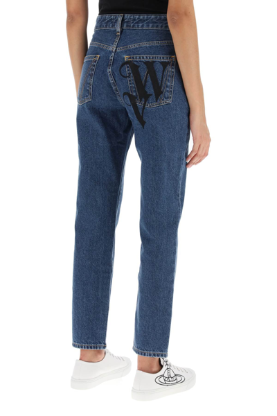 Shop Vivienne Westwood W Harris Straight Leg Jeans Women In Blue
