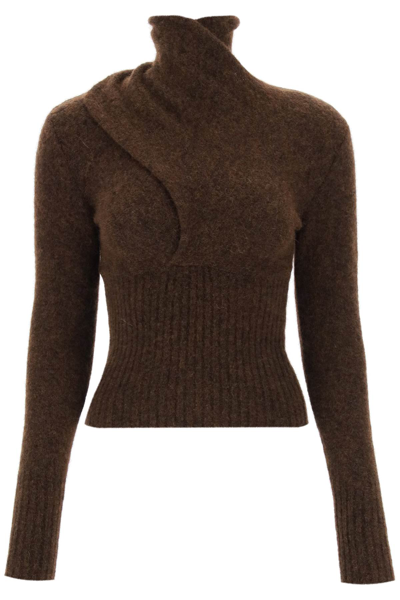 Shop Paloma Wool Fico Turtleneck Sweater In Marron (brown)