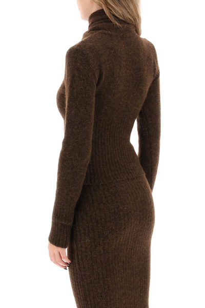 Shop Paloma Wool Fico Turtleneck Sweater In Marron (brown)