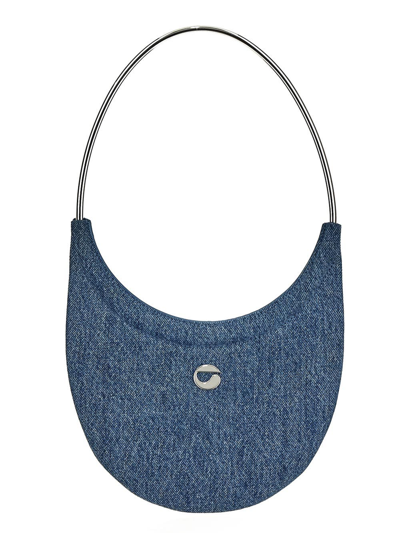Shop Coperni Ring Swipe Bag In Blue
