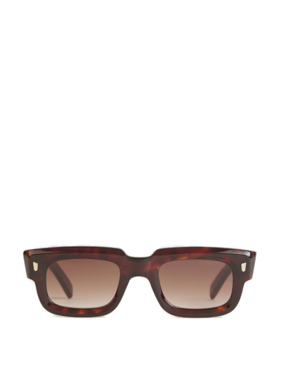 Shop Cutler And Gross Rectangular Frame Sunglasses In Multi