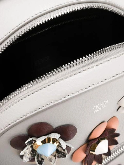Shop Fendi Mini Flower Appliqué Backpack
