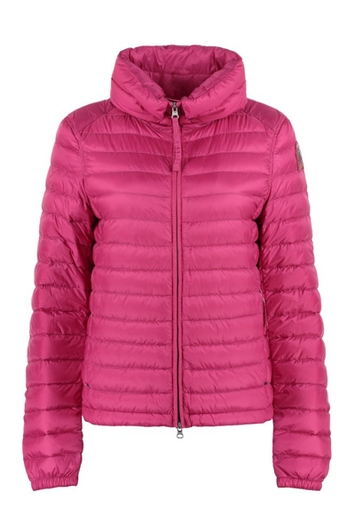 Shop Parajumpers Ayame Short Down Jacket In Pink
