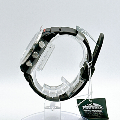 Pre-owned Casio Pro Trek Prw-35-1ajf Climber Digital Watch Men Solar Atomic Triple Sensor
