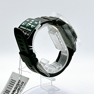 Pre-owned Casio Pro Trek Prw-35-1ajf Climber Digital Watch Men Solar Atomic Triple Sensor