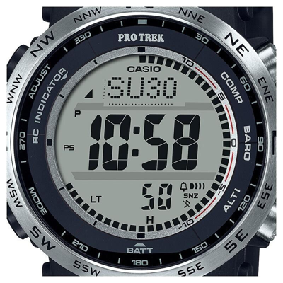 Pre-owned Casio Pro Trek Prw-35-1ajf Climber Digital Watch Men Solar Atomic Triple Sensor