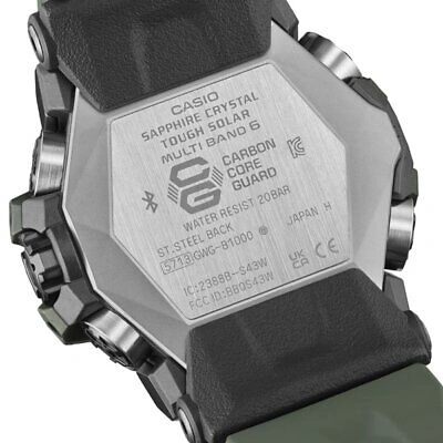 Pre-owned Casio Gwg-b1000-3ajf G-shock Master Of Mudmaster Bluetooth
