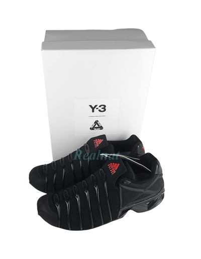 Pre-owned Adidas Originals Adidas Y-3 Yohji Yamamoto Palace Yuuto Black Slip On Shoes 8.5 M / 9.5 W Box