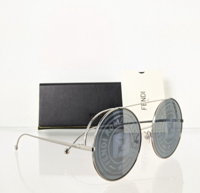 Pre-owned Fendi Brand Authentic  Sunglasses Ff 0285/s 0ihmd Silver 0285 Frame In Gray
