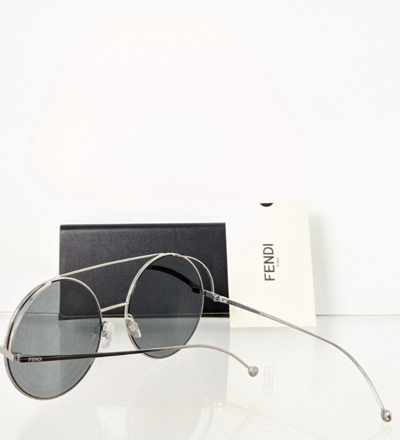Pre-owned Fendi Brand Authentic  Sunglasses Ff 0285/s 0ihmd Silver 0285 Frame In Gray