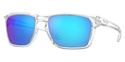 Pre-owned Oakley Sylas (a) 0oo9448f Sunglasses Men Clear Rectangle 58mm 100% Authentic In Prizm Sapphire