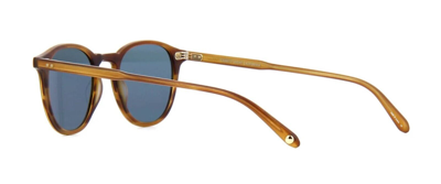 Pre-owned Garrett Leight Hampton Sun Matte Saddle Tortoise/semi Flat Blue Smoke Sunglasses