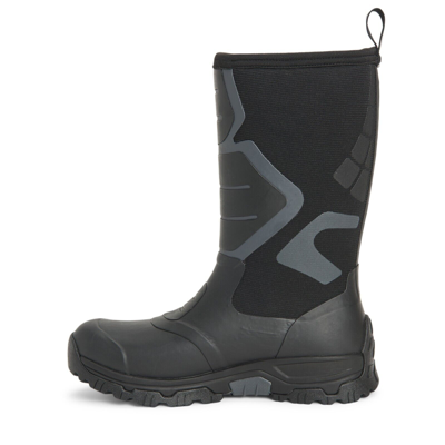Pre-owned Muck Boots Muck Men's Apex Pro + Vibram Arctic Grip A.t. Traction Lug Outdoor Boots Apmt000 In Black