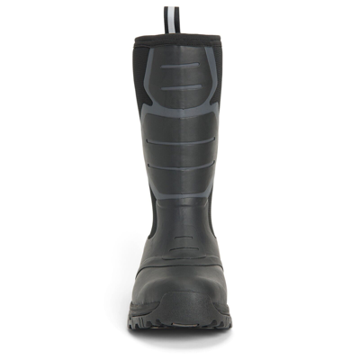 Pre-owned Muck Boots Muck Men's Apex Pro + Vibram Arctic Grip A.t. Traction Lug Outdoor Boots Apmt000 In Black