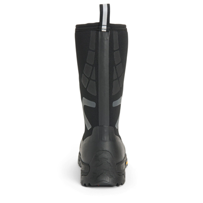 Pre-owned Muck Boots Muck Men's Apex Pro + Vibram Arctic Grip A.t. Traction Lug Outdoor Boots Apmt000 In Black