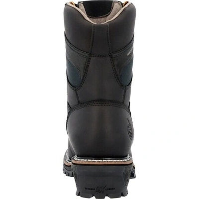 Pre-owned Georgia Boot Men's Ltx Logger Composite Toe Waterproof Work Boot Gb00619 In Black