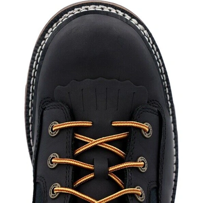 Pre-owned Georgia Boot Men's Ltx Logger Composite Toe Waterproof Work Boot Gb00619 In Black