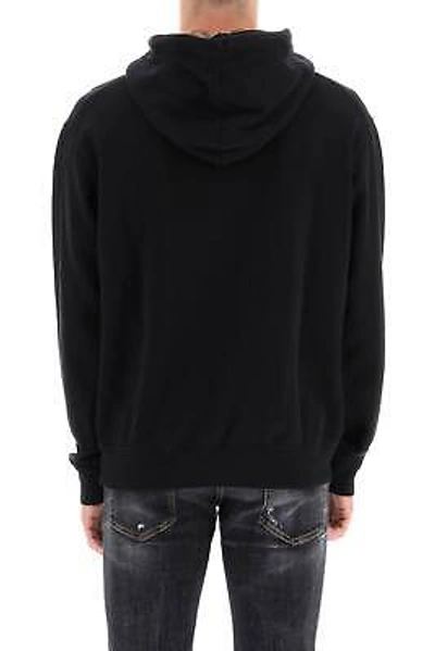 Pre-owned Dsquared2 Sweatshirt Hoodie  Men Size L S71gu0551s25030 900 Black