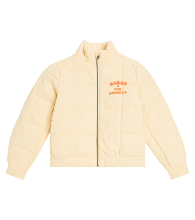 The Animals Observatory X Babar Cotton And Linen Jacket In Multicoloured