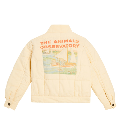The Animals Observatory X Babar Cotton And Linen Jacket In Multicoloured