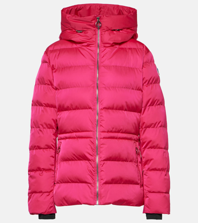 Shop Fusalp Laila Quilted Ski Jacket In Pink