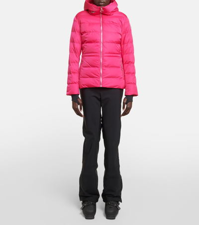 Shop Fusalp Laila Quilted Ski Jacket In Pink