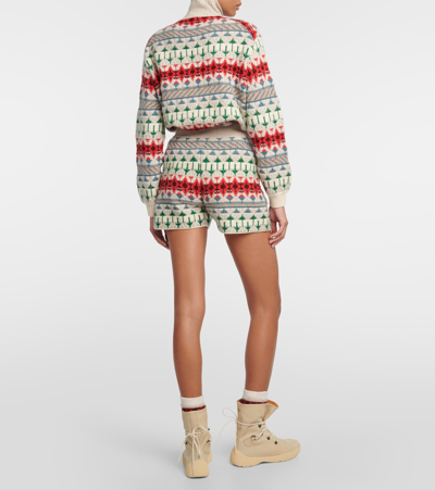 Loro Piana Cashmere Shorts In Multicoloured