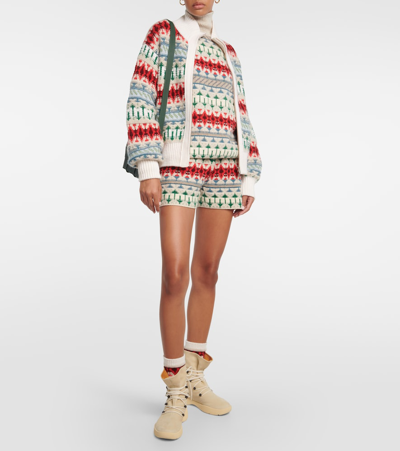 Loro Piana Cashmere Shorts In Multicoloured