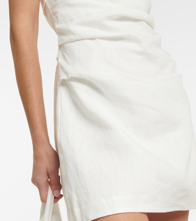 Sir Noemi Gathered Halter Mini Dress In White