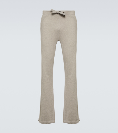 Shop Visvim Cotton And Cashmere Sweatpants In Grey