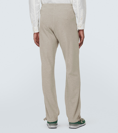 Shop Visvim Cotton And Cashmere Sweatpants In Grey
