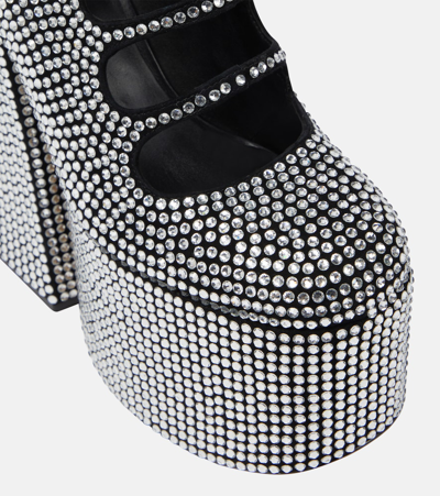 Shop Marc Jacobs Kiki Embellished Suede Ankle Boots In Black