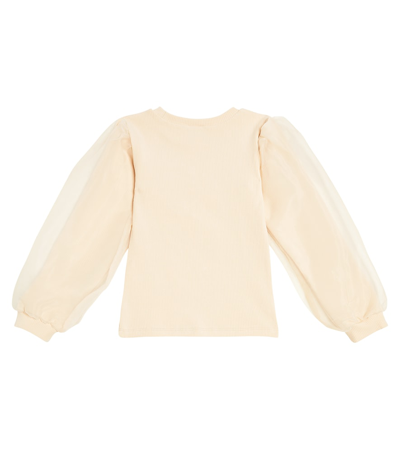 SIEN泡泡袖棉质混纺上衣