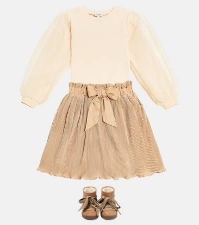 SIEN泡泡袖棉质混纺上衣