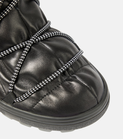 Bogner Chamonix Leather Ankle Boots In Black