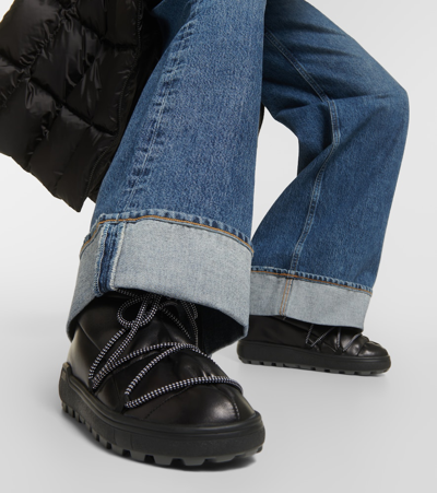 Bogner Chamonix Leather Ankle Boots In Black