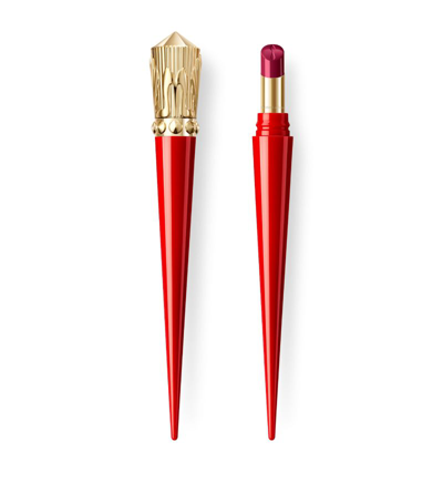 Shop Christian Louboutin Rouge Stiletto Glossy Shine Lipstick In Levita Grape S