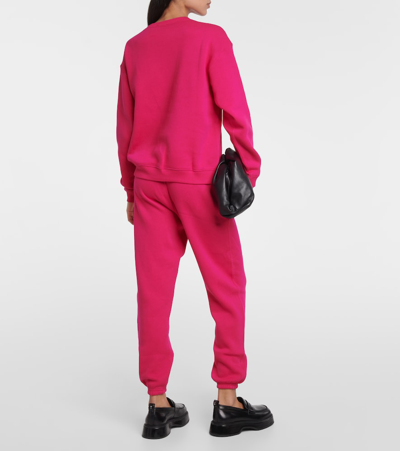 Shop Polo Ralph Lauren Cotton-blend Sweatshirt In Pink