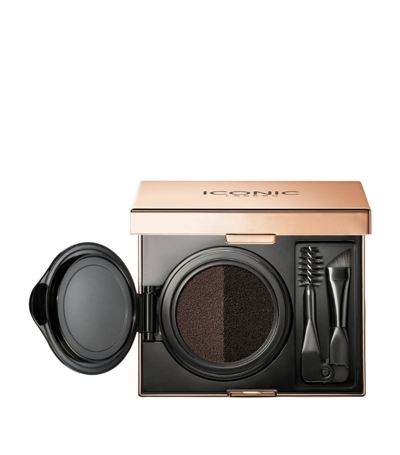 Shop Iconic London Eyebrow Cushion 2 Colour Sculpter In Black