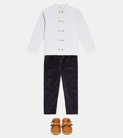 Donsje Vaap Cotton Shirt In Blue