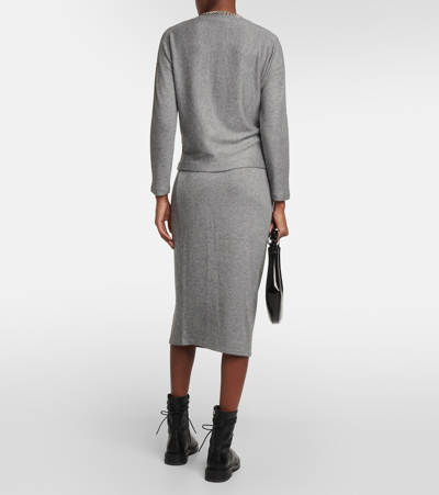 Vince Jersey Top In Grey
