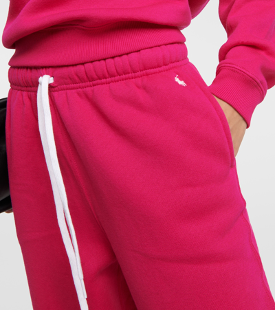 Polo Ralph Lauren Relaxed Fit Trousers With Adjustable Waistband In Pink