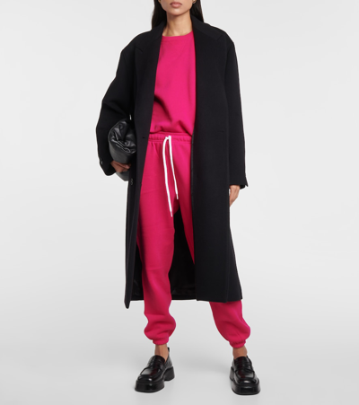 Polo Ralph Lauren Relaxed Fit Trousers With Adjustable Waistband In Pink