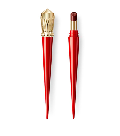 Shop Christian Louboutin Rouge Stiletto Glossy Shine Lipstick In Cacaotemple S