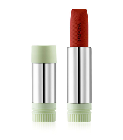 Shop Prada Beauty Prada Monochrome Soft Matte Lipstick - Refill In Multi